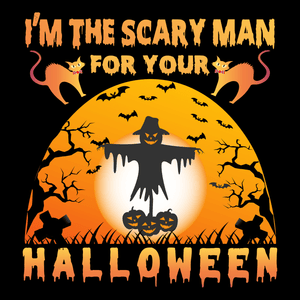 Scary Man Halloween T-Shirt