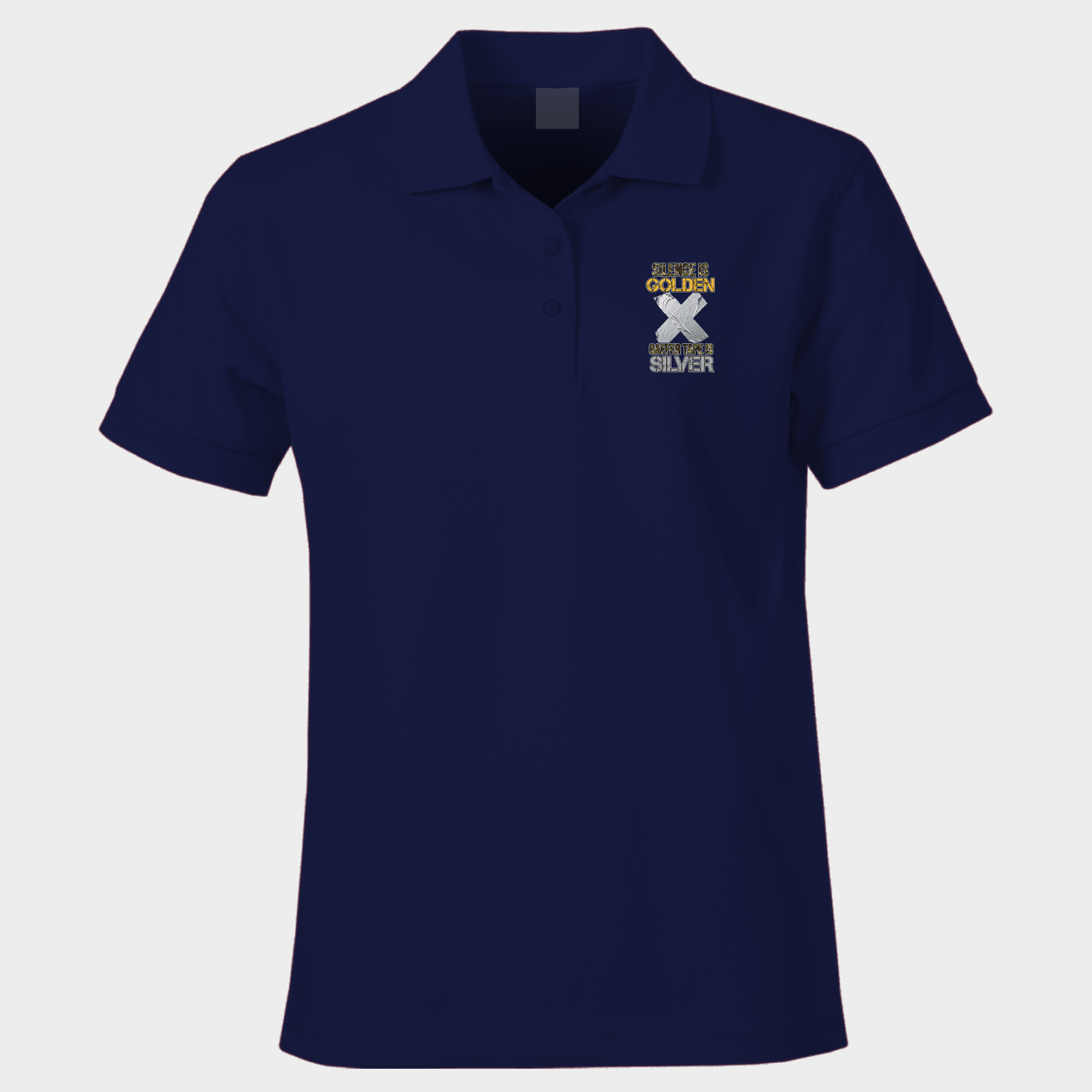 Silence Is Golden Polo Shirt