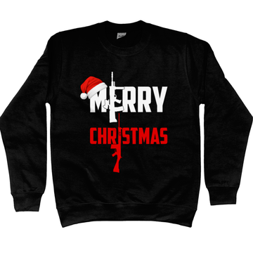 Funny Christmas Jumper SLR SA80 Merry Christmas
