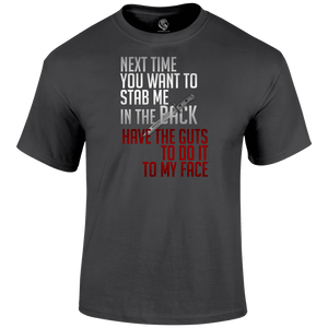 Stab Me In The Back Veteran T Shirt