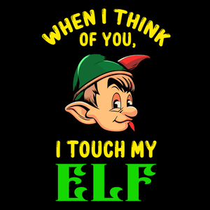 Funny Christmas Jumper Touch my Elf