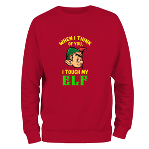 Funny Christmas Jumper Touch my Elf