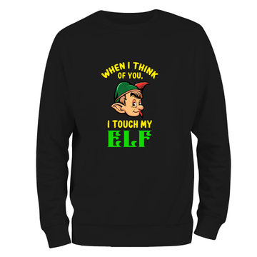 Funny Christmas Jumper Touch my Elf