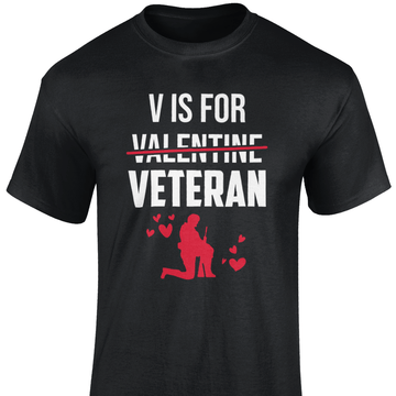 V For Veteran T Shirt