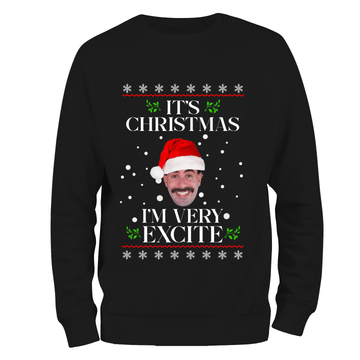 Funny Christmas Jumper Very Excite