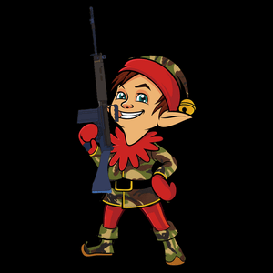 Veteran Elf Unisex Christmas Jumper