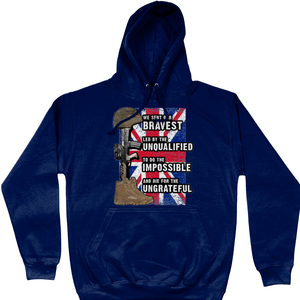Remembrance Day Hoodie We Sent Our Bravest