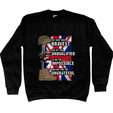 Remembrance Day Sweatshirt We Sent Our Bravest