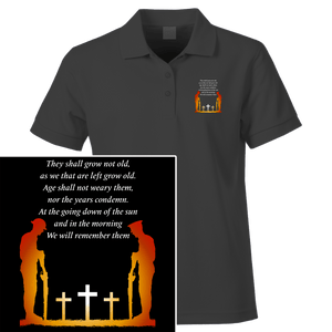 Remembrance Day Polo Shirt We Will Remember Them (3)