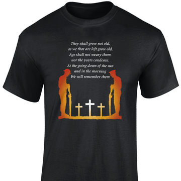 Remembrance Day T Shirt We Will Remember Them (3)