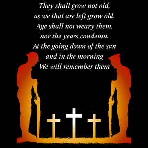 Remembrance Day T Shirt We Will Remember Them (3)