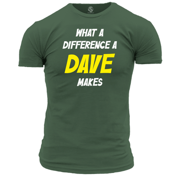What A Difference Dave T Shirt