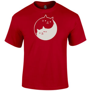 Ying Yang Cats T Shirt