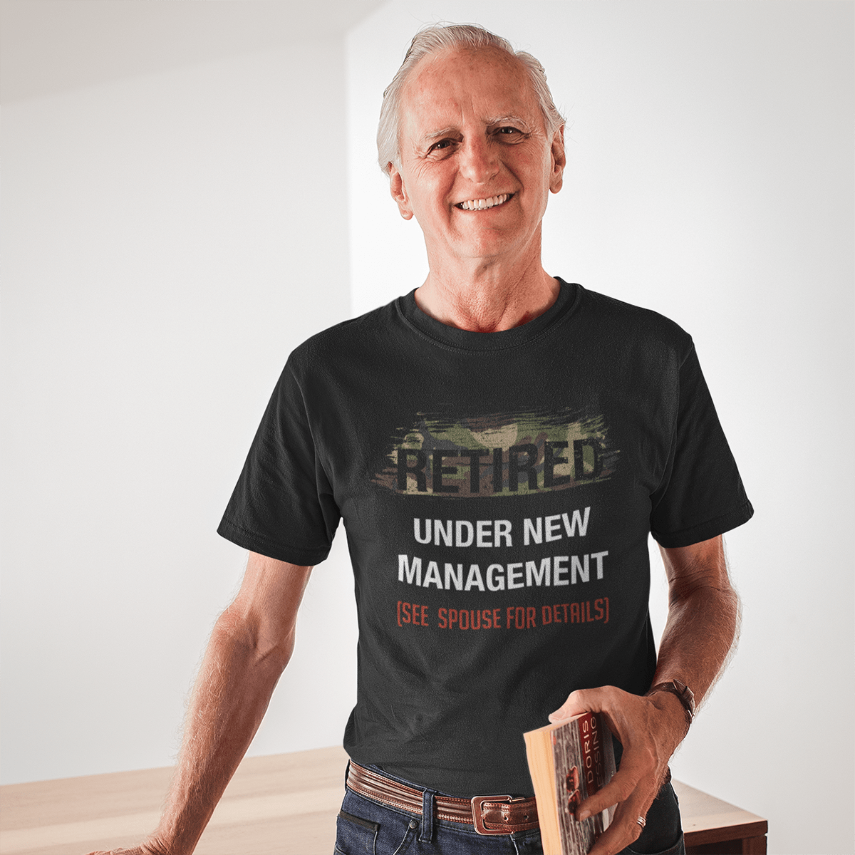 Retired Under New Management T Shirt (DPM)