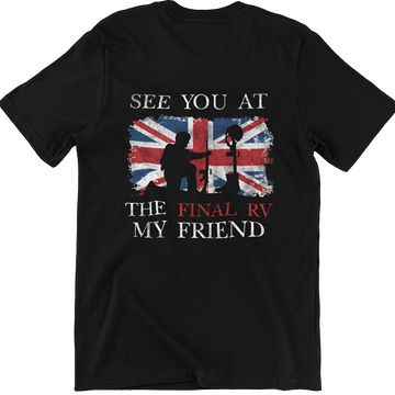 Black / Small See You At The Final RV Unisex T Shirt