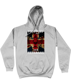 Veterans Hoodie Heather Grey / X-Small I Support Our Veterans Unisex Hoodie