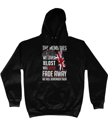 Remembrance Day Hoodie Jet Black / X-Small Memories Of Those We Lost Unisex Hoodie