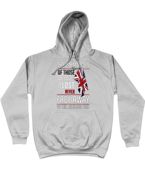 Remembrance Day Hoodie Heather Grey / X-Small Memories Of Those We Lost Unisex Hoodie
