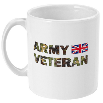 Ceramic / White Army Veteran Mug (DPM)