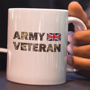 Ceramic / White Army Veteran Mug (DPM)
