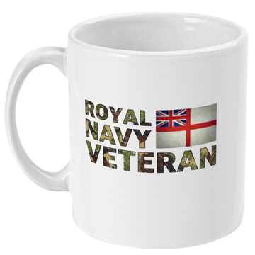 Ceramic / White Royal Navy Veteran Mug (DPM)