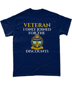 Navy / Small NAAFI Discounts T Shirt