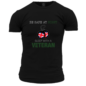 Black / Small Be Safe At Night T Shirt