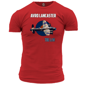 Red / Small Lancaster Bomber Unisex T Shirt