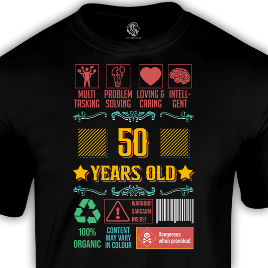 50th birthday t-shirt