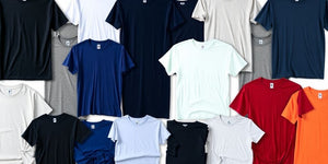 Stylish and comfortable XXXL T-shirts for men in display.