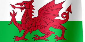 Welsh patriotic t-shirts with Wales flag and landscapes