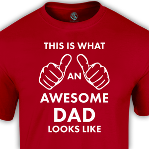 father's day t shirt awesome dad