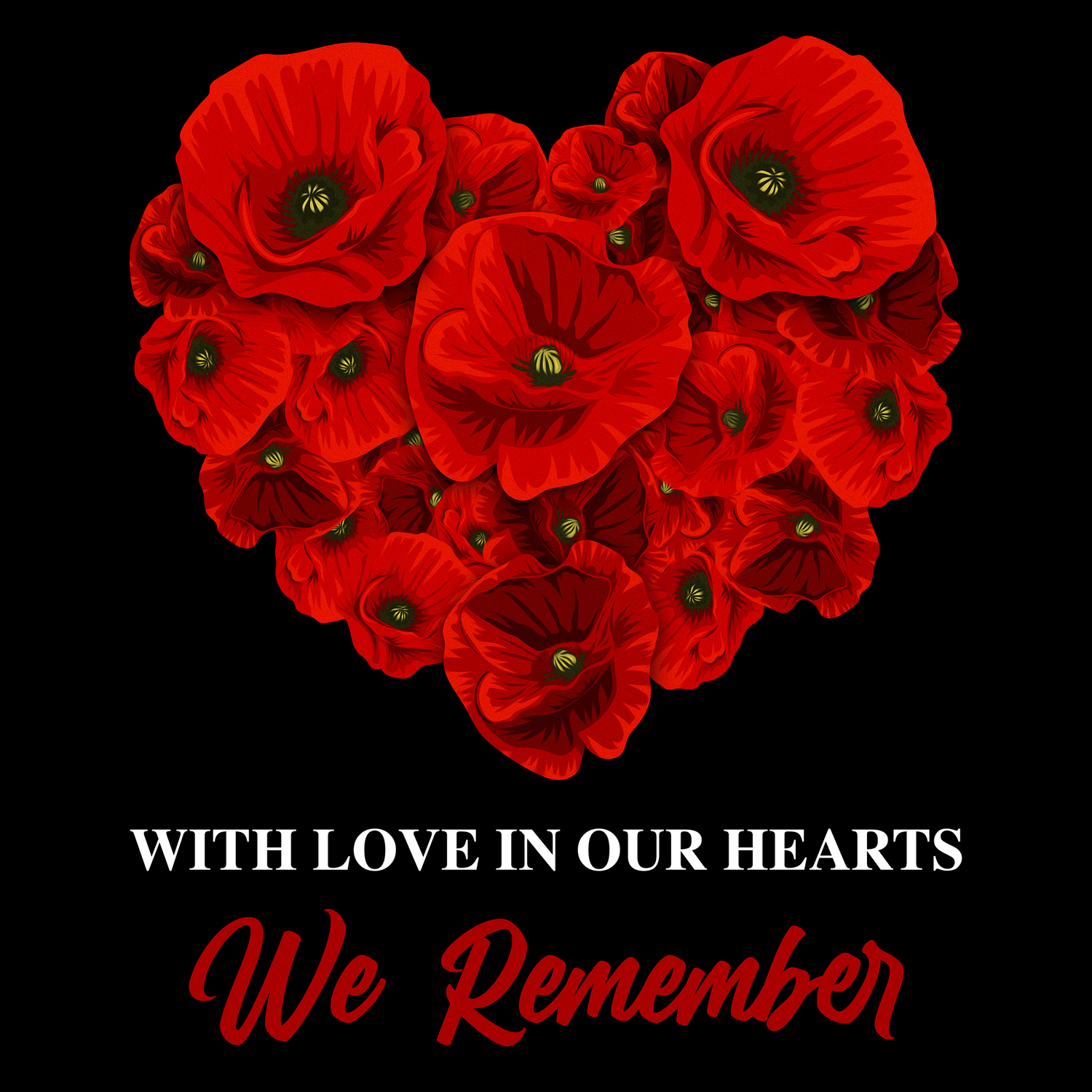 Remembrance Sweatshirts text