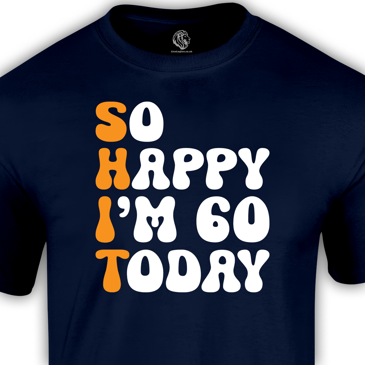 funny birthday t shirt so happy I'm 60 today