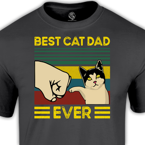 funny animal t shirt best cat dad ever