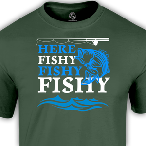 fishing t shirts here fishy fishy