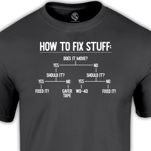 t shirt company how to fix stuff