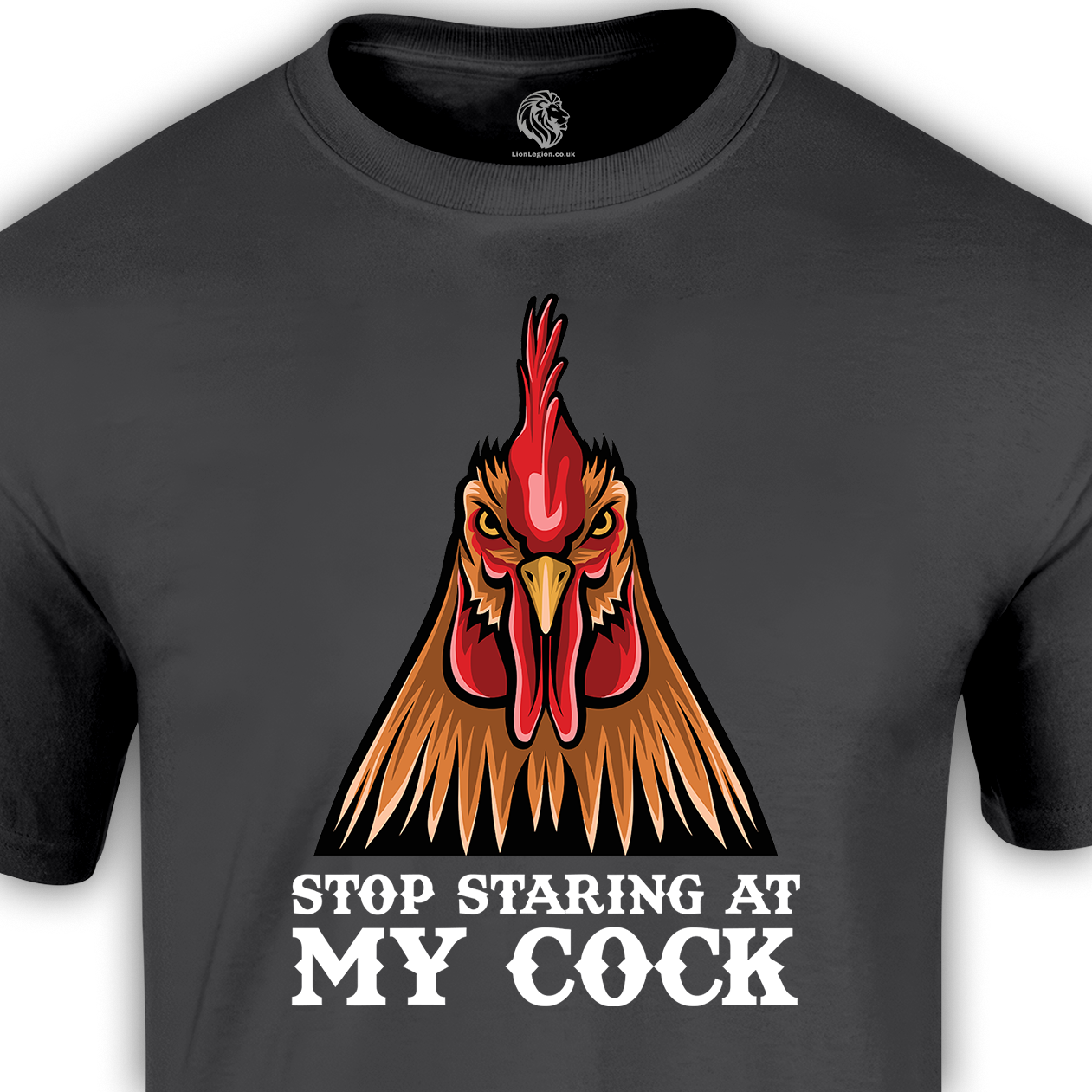 bad shirts for stag do grey shirt with text stop staring at my cock