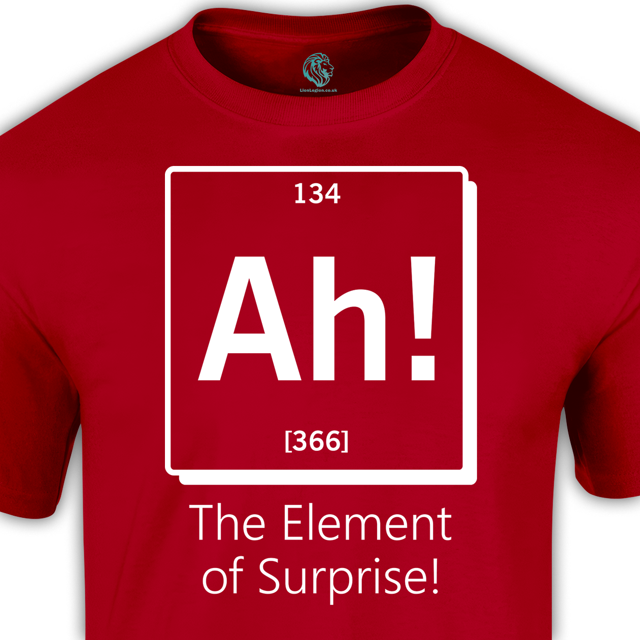 3XL T Shirts red ah! elements science shirt