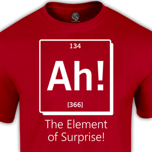 3XL T Shirts red ah! elements science shirt