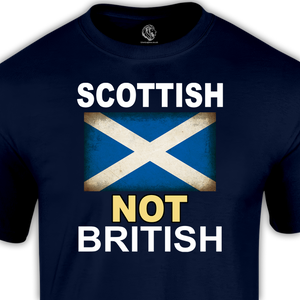 scotland t shirt scottish not british