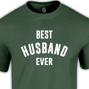 valentine t shirts, best husband ever green tee