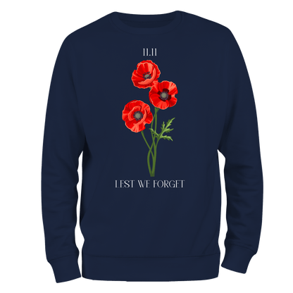 Remembrance Day Sweatshirt 11.11 poppies