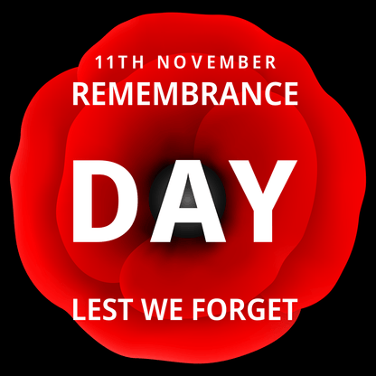 11th November Remembrance Day Hoodie by Lion Legion 