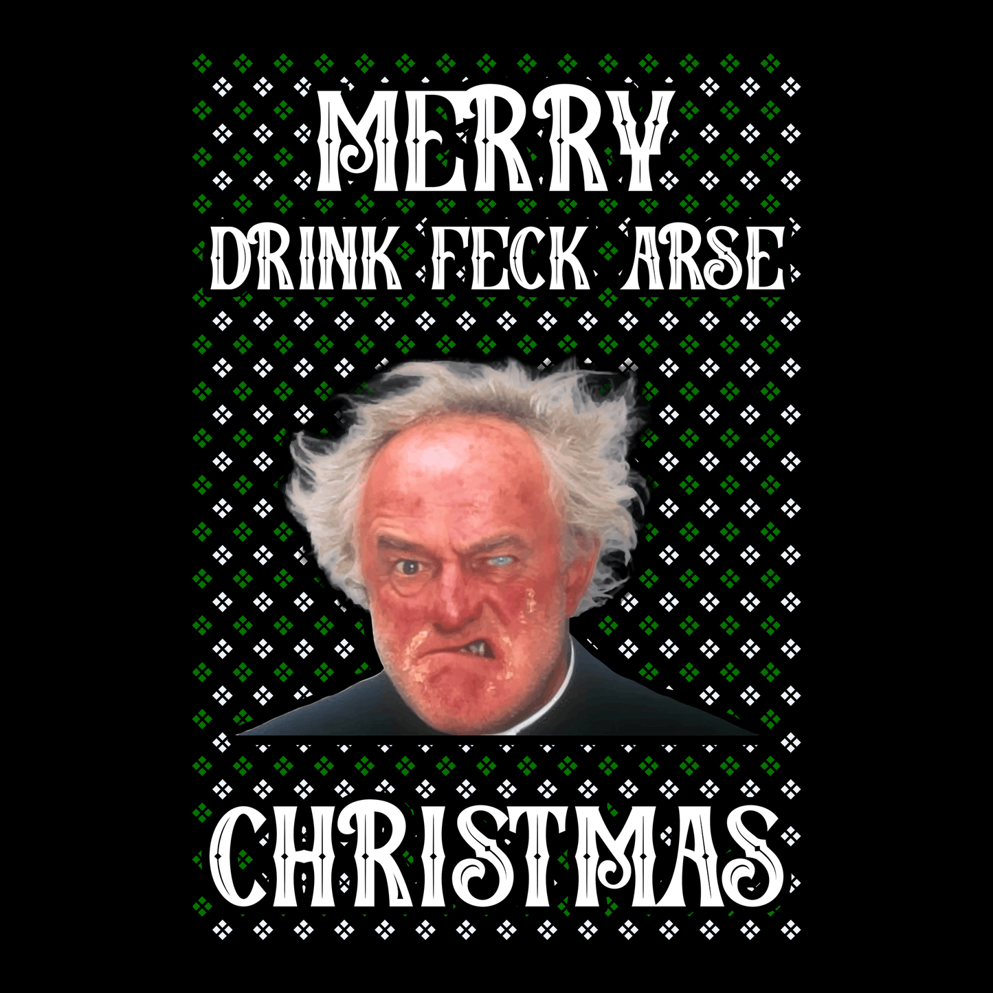 Father Jack Christmas Jumper by Lion Legion 