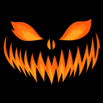 Scary Pumpkin Halloween T Shirt by Lion Legion 