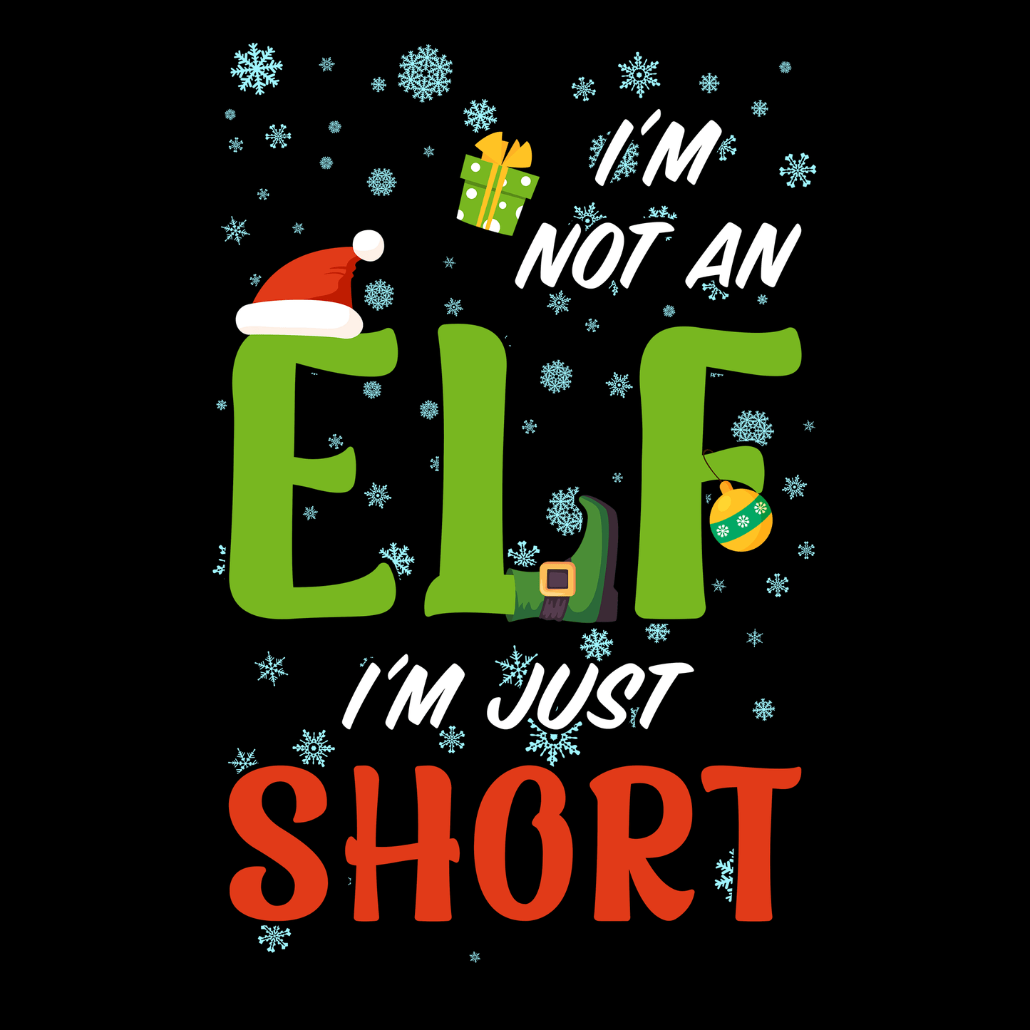Not An Elf Christmas Jumper by Lion Legion 