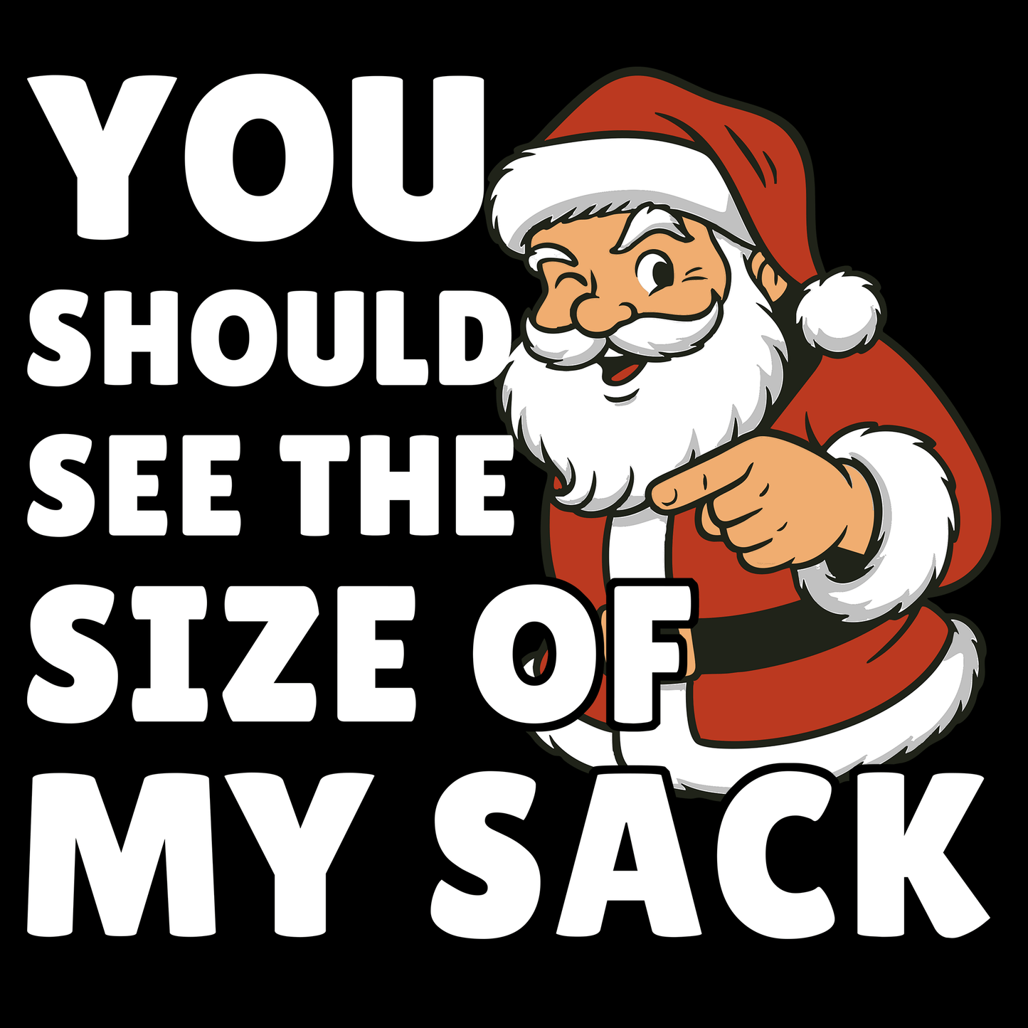 My Sack Christmas Jumper by Lion Legion 