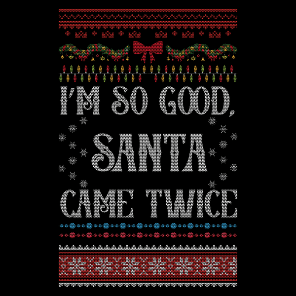 Came Twice Christmas Jumper by Lion Legion 