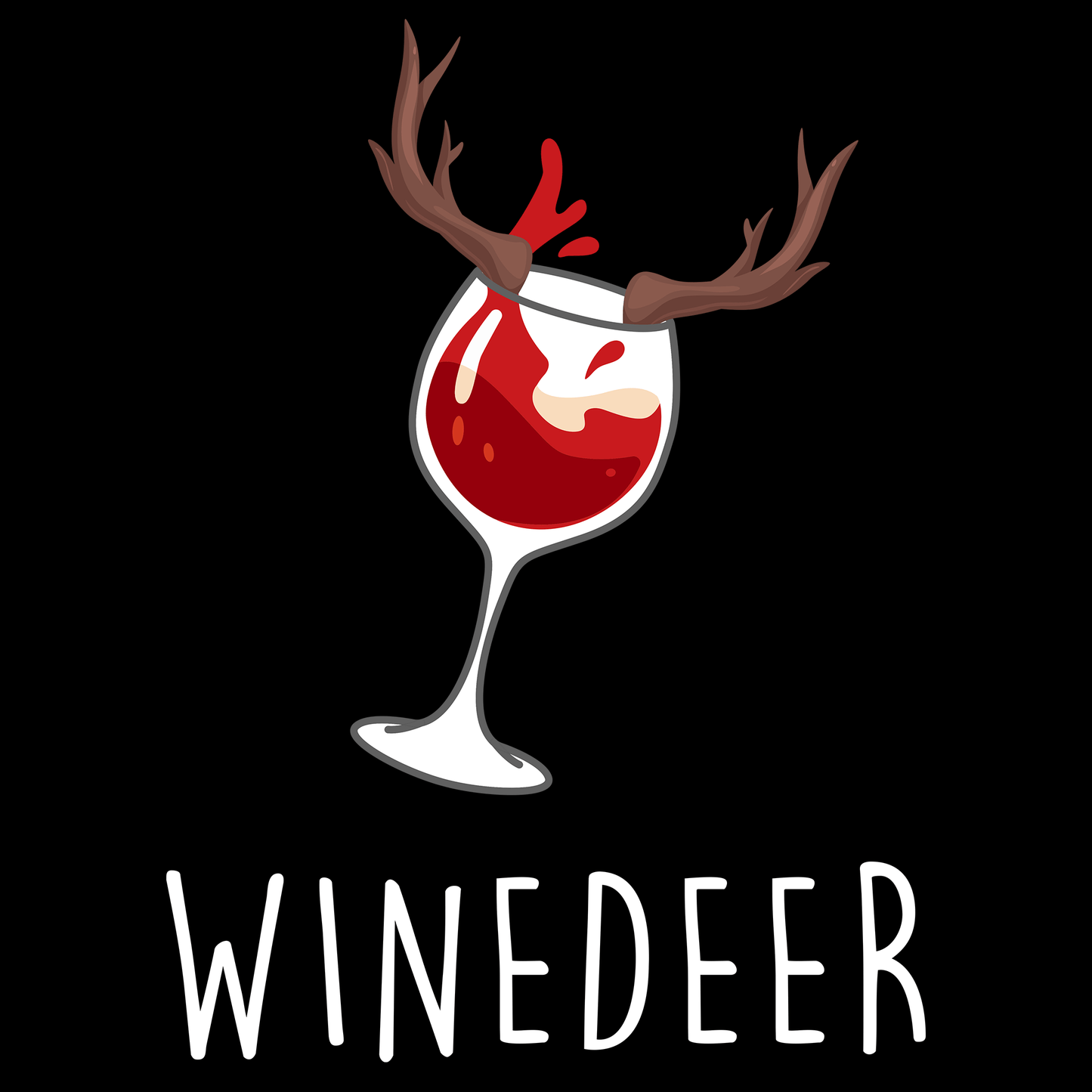 Winedeer Christmas Jumper by Lion Legion 